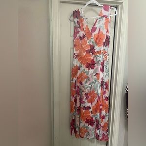 Calvin Klein Floral sleeveless dress